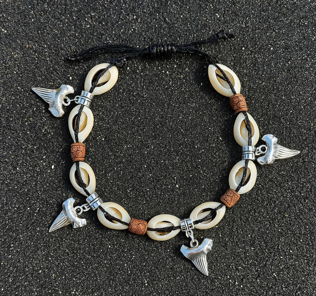 Cowrie Shell Anklet – Handmade Beach Jewelry Gift for Her