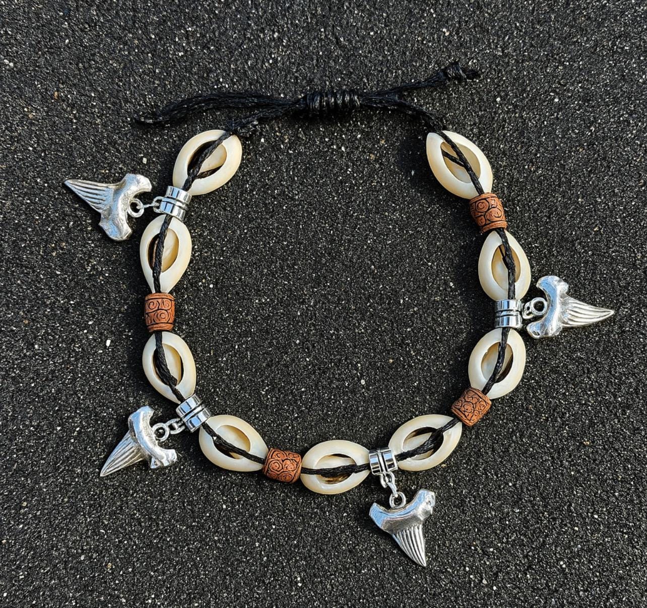 Cowrie Shell Anklet – Handmade Beach Jewelry Gift for Her