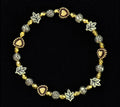 Fall Leaves & Hearts Beaded Bracelet
