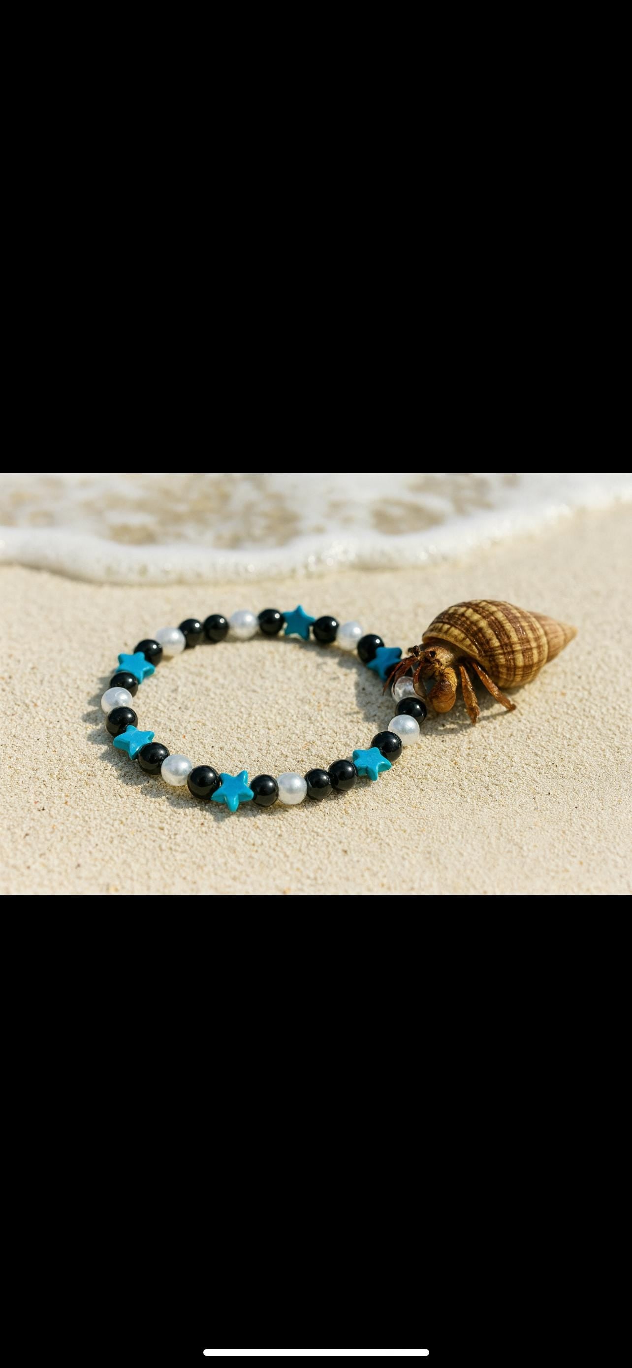 Sea Star Beaded Bracelet: Beach Jewelry