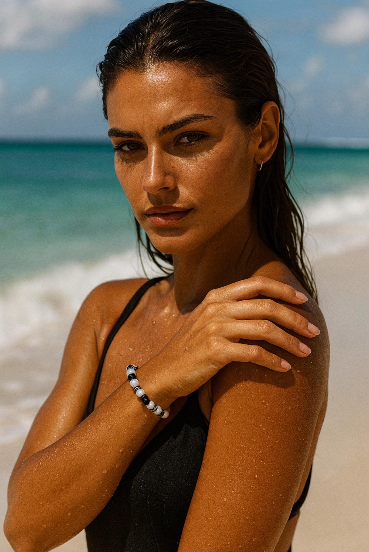 Beachy Black and Pearl