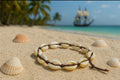 Cowrie Shell Anklet – Handmade Beach Jewelry Gift for Her