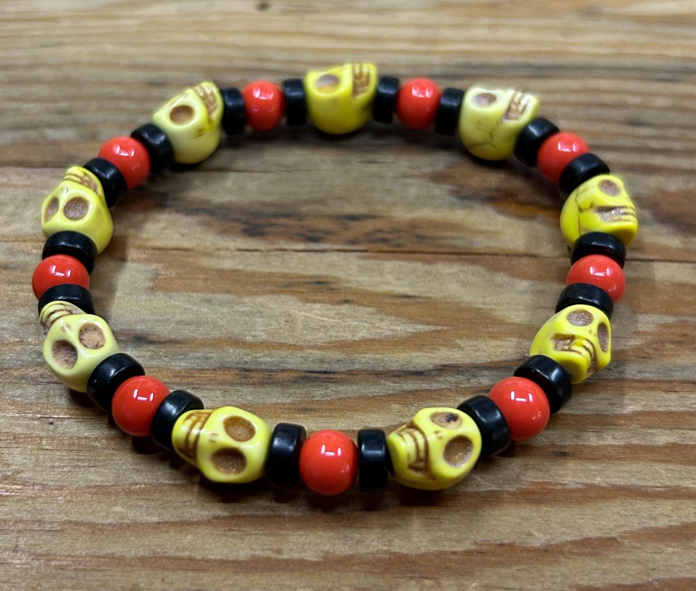 Skull Beaded Bracelet: Pirate Collection