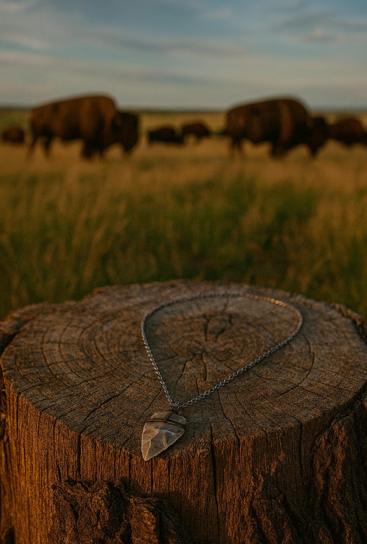 Arrowhead Necklace: Chickasaw Inspired Arrowhead Pendant