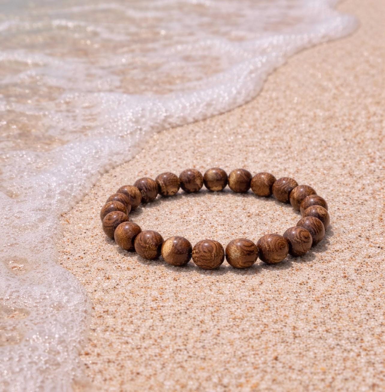 Beach Basic.  Love the Basics.  Coconut bead braclet.