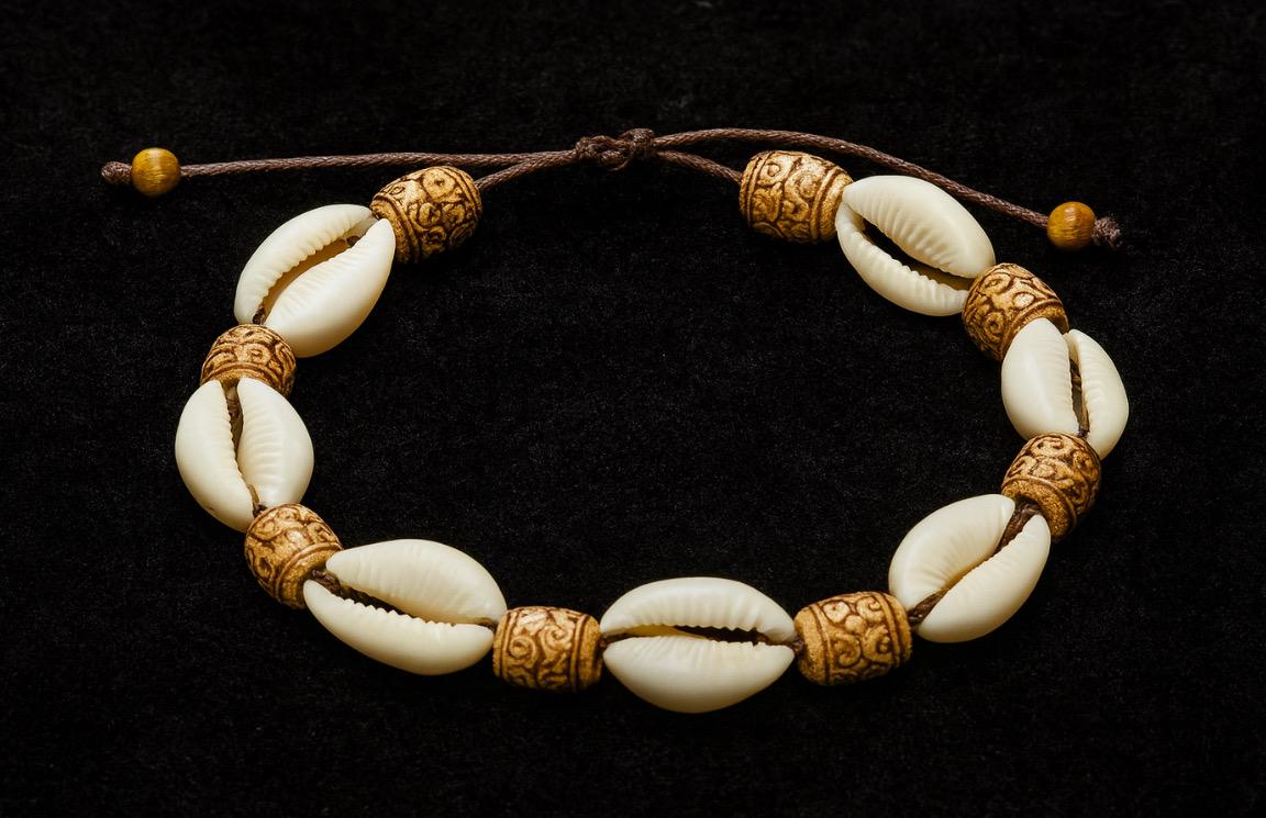 Cowrie Shell Anklet – Handmade Beach Jewelry Gift for Her