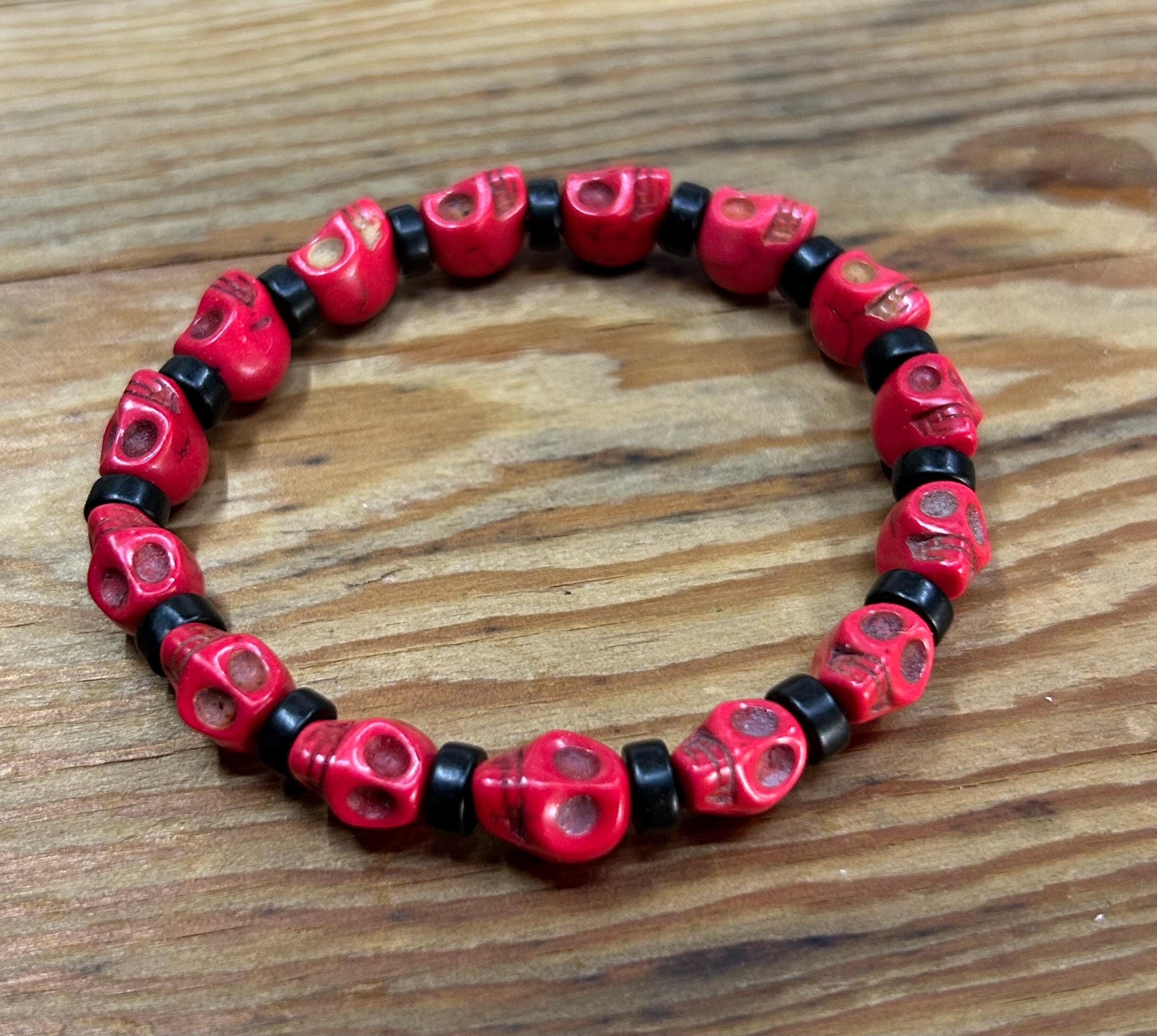 Red Skull Pirate Bracelet