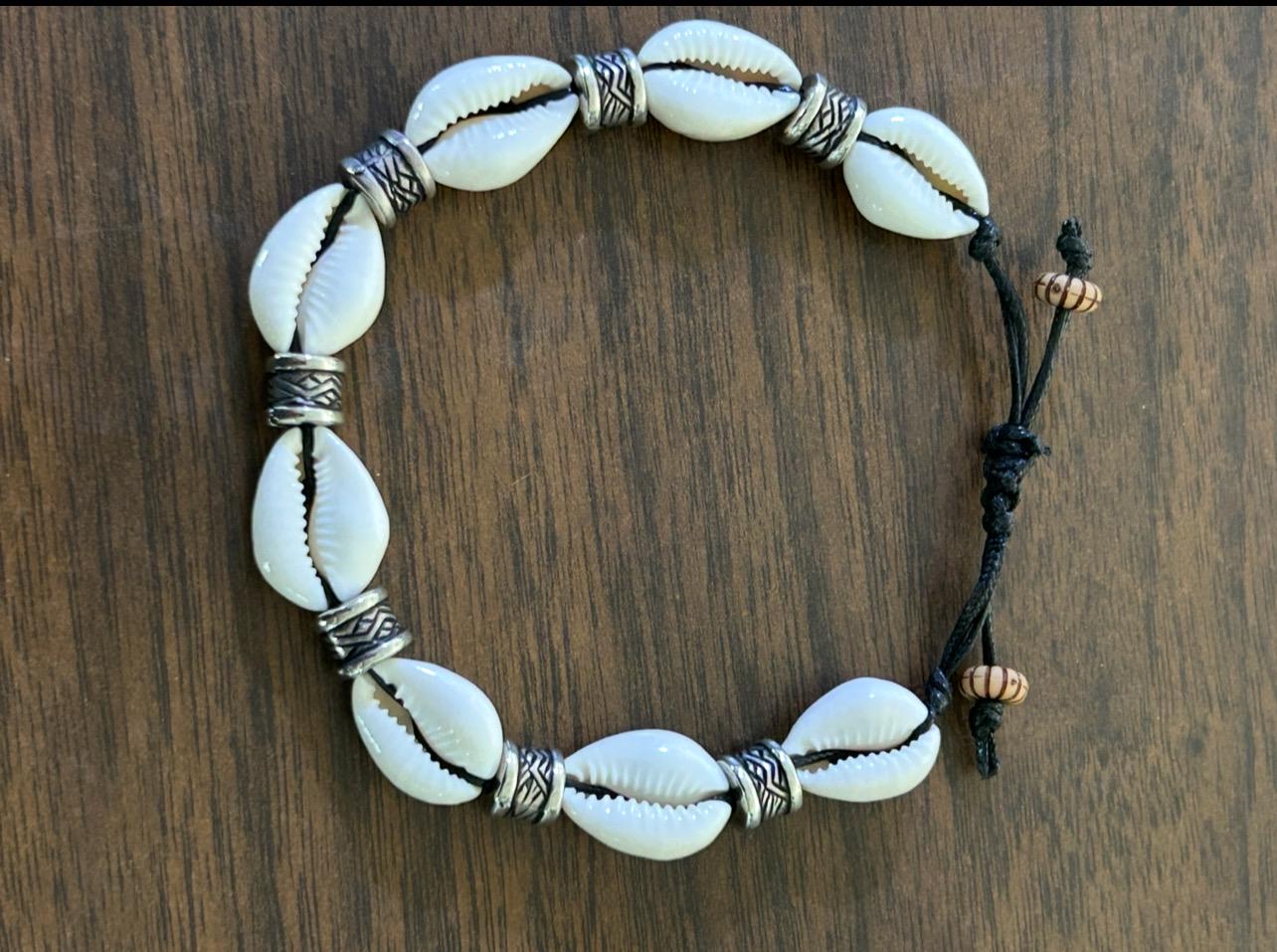Cowrie Shell Anklet – Handmade Beach Jewelry Gift for Her