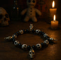 Skull Bead Bracelet with a VooDoo touch