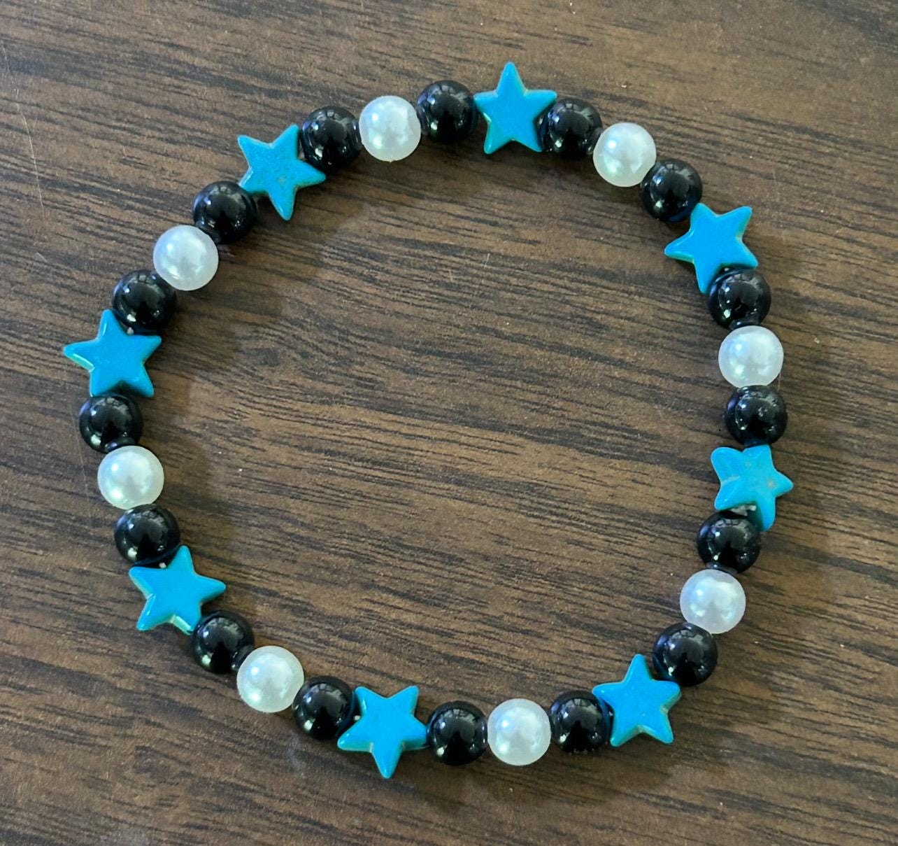 Sea Star Beaded Bracelet: Beach Jewelry