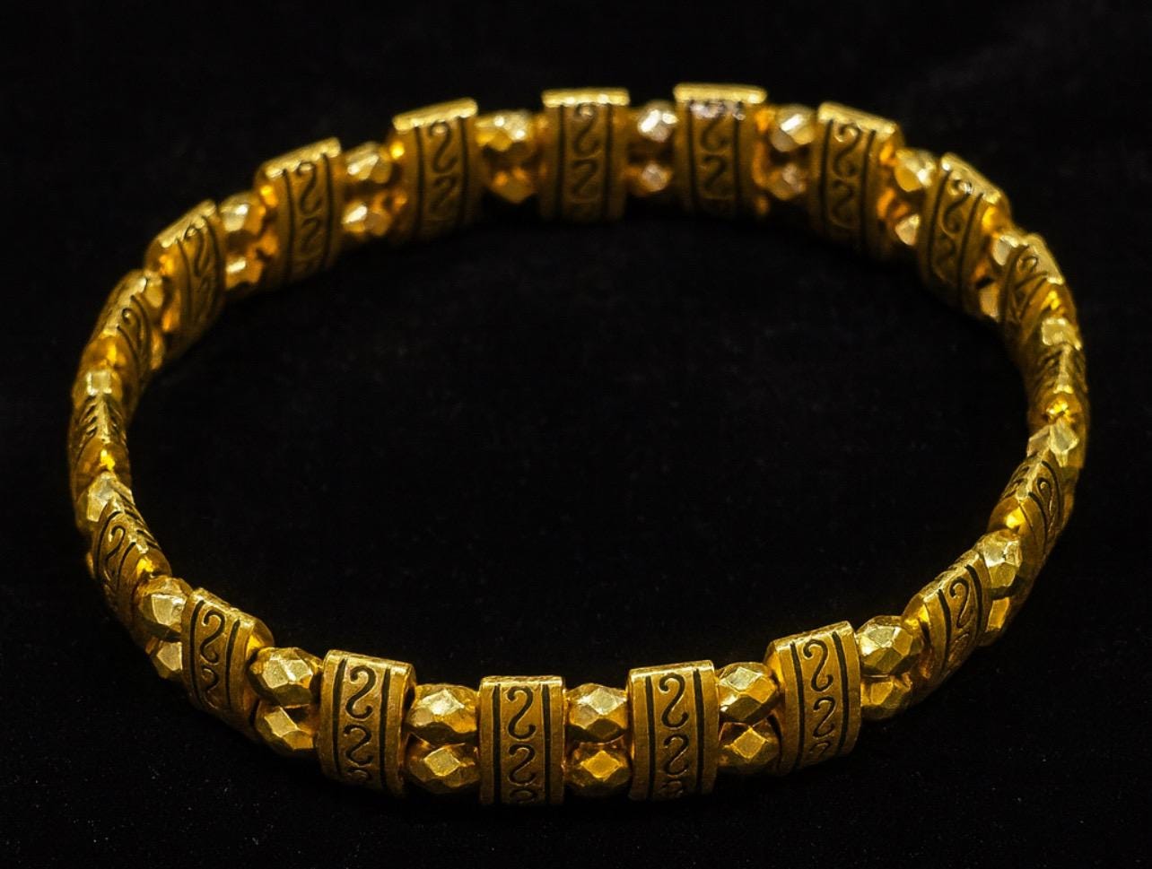 Aztec Gold Bracelet - 2