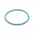 Desert Sky solid turquoise bracelet on white background